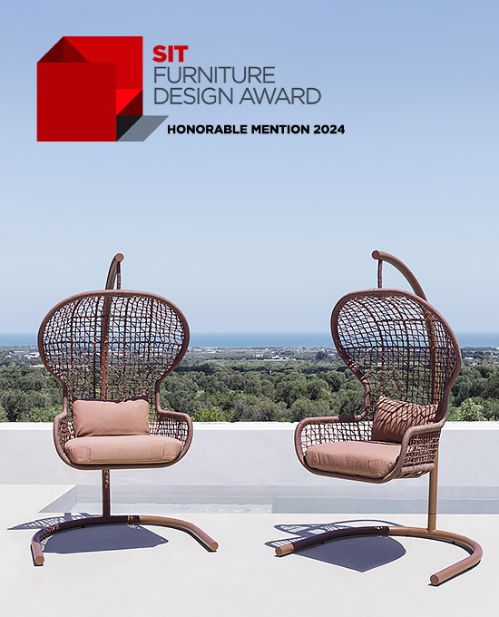 Varaschin - Le nid Emma récompensé au Sit Furniture Design Awards